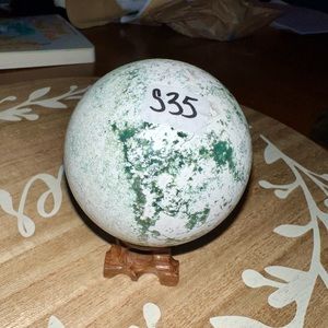 Large Tree Agate Crystal Sphere 66.90mm